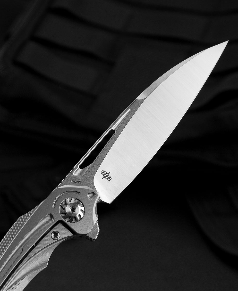 Bestech Wibra BT2001A M390 Blade Titanium Handle Frame Lock Folding Knife