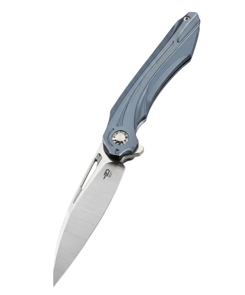 Bestech Wibra BT2001B M390 Blade Titanium Handle Frame Lock Folding Knife
