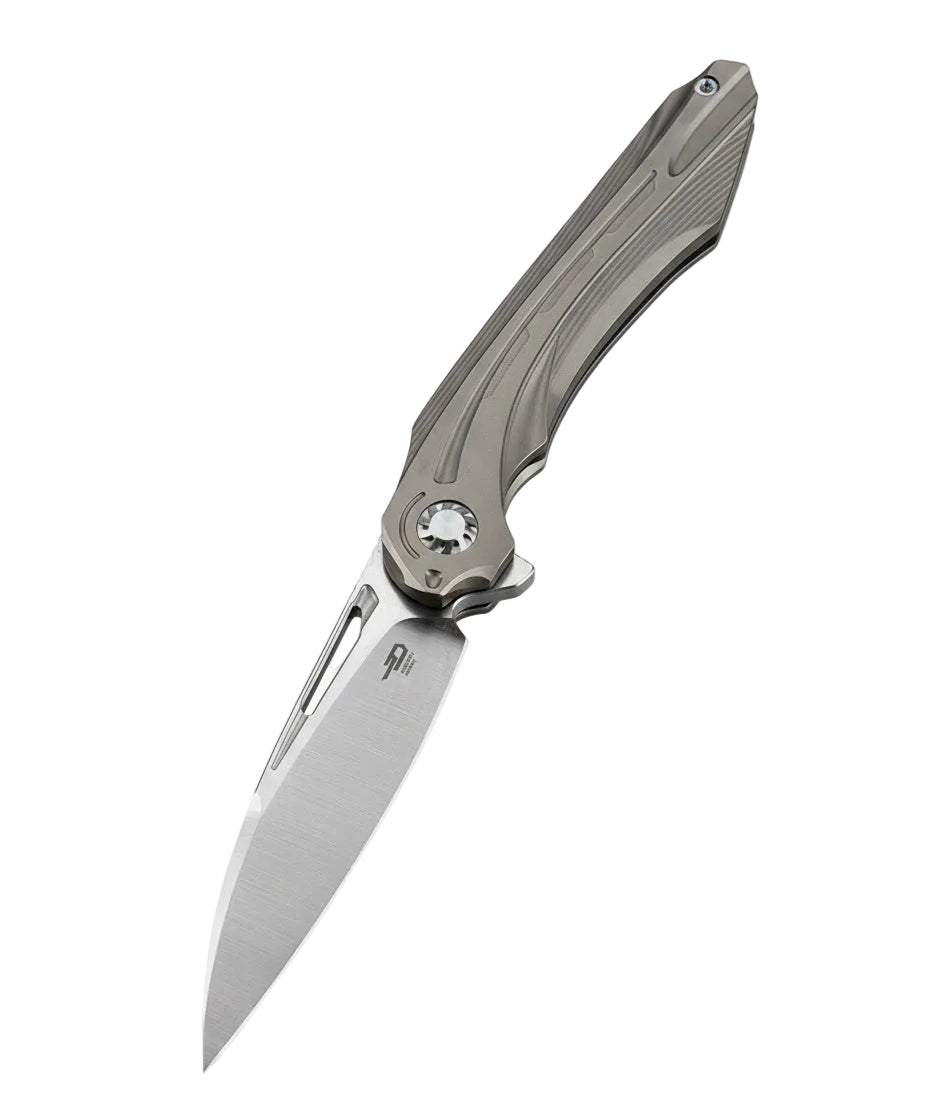 Bestech Wibra BT2001D M390 Blade Titanium Handle Frame Lock Folding Knife