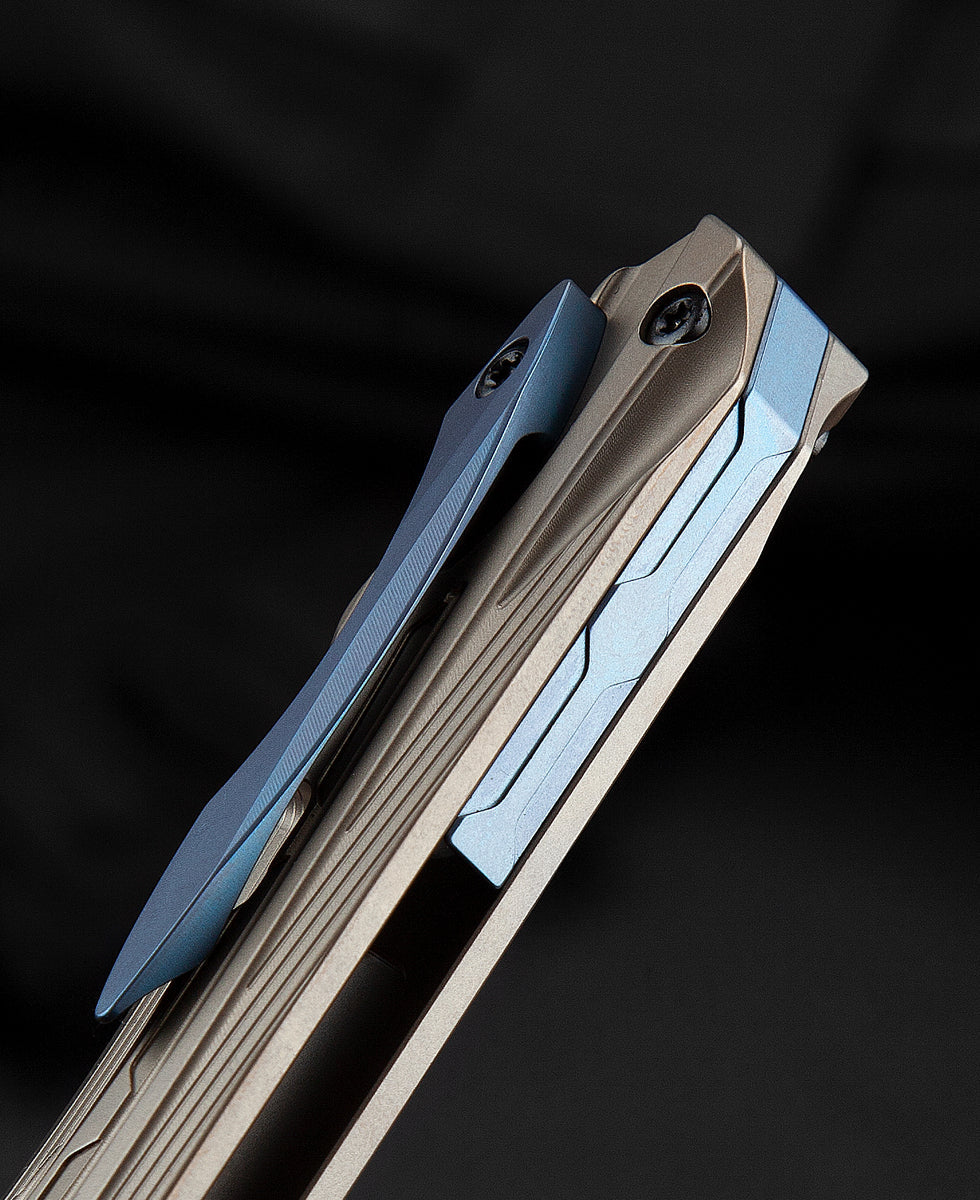 Bestech Wibra BT2001E M390 Blade Titanium Handle Frame Lock Folding Knife