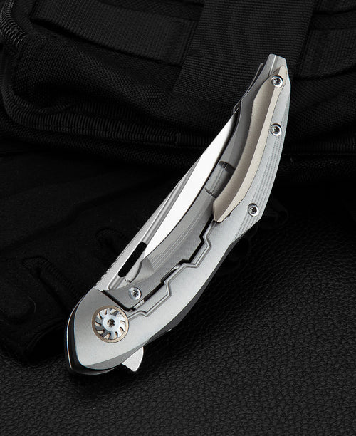 Bestech Marukka BT2002A M390 Blade Titanium Handle Frame Lock Folding Knife