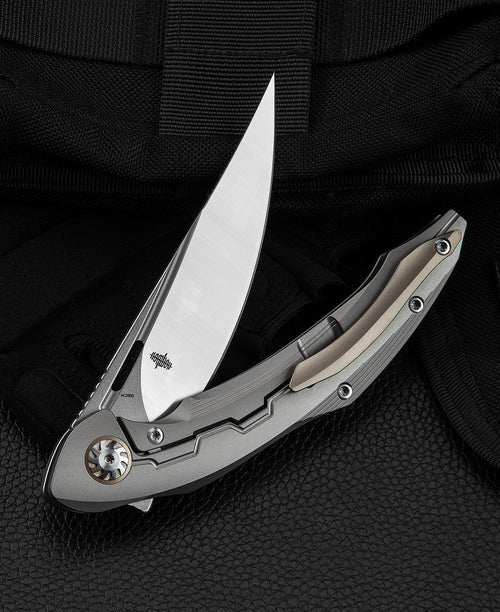 Bestech Marukka BT2002A M390 Blade Titanium Handle Frame Lock Folding Knife
