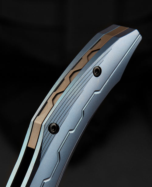 Bestech Marukka BT2002B M390 Blade Titanium Handle Frame Lock Folding Knife