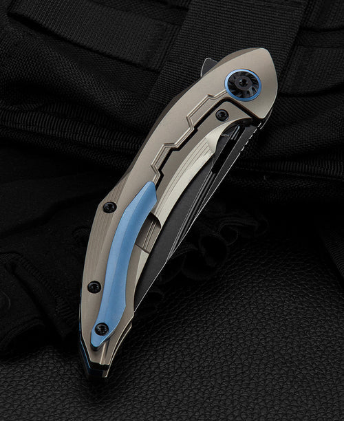 Bestech Marukka BT2002C M390 Blade Titanium Handle Frame Lock Folding Knife