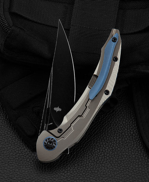 Bestech Marukka BT2002C M390 Blade Titanium Handle Frame Lock Folding Knife