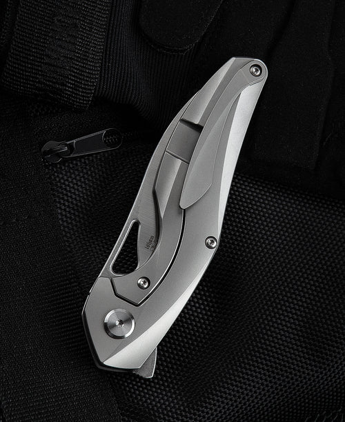 Bestech The Reticulan (Medium) BT2003A CPM-S35VN Blade Titanium Handle Frame Lock Folding Knife