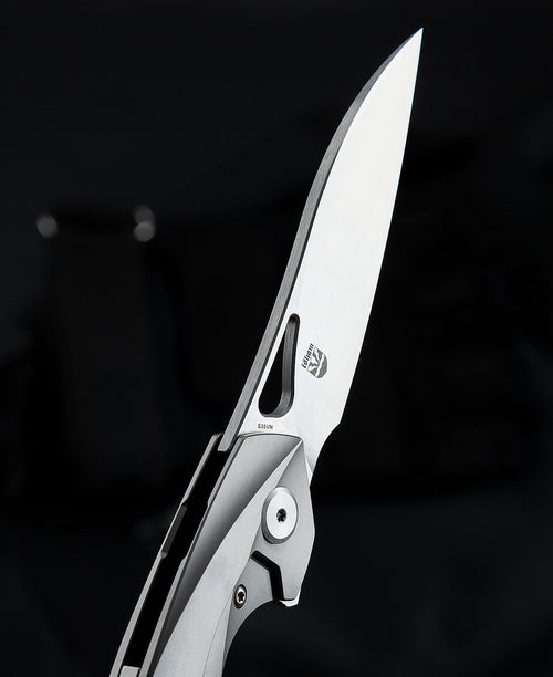 Bestech The Reticulan (Medium) BT2003A CPM-S35VN Blade Titanium Handle Frame Lock Folding Knife