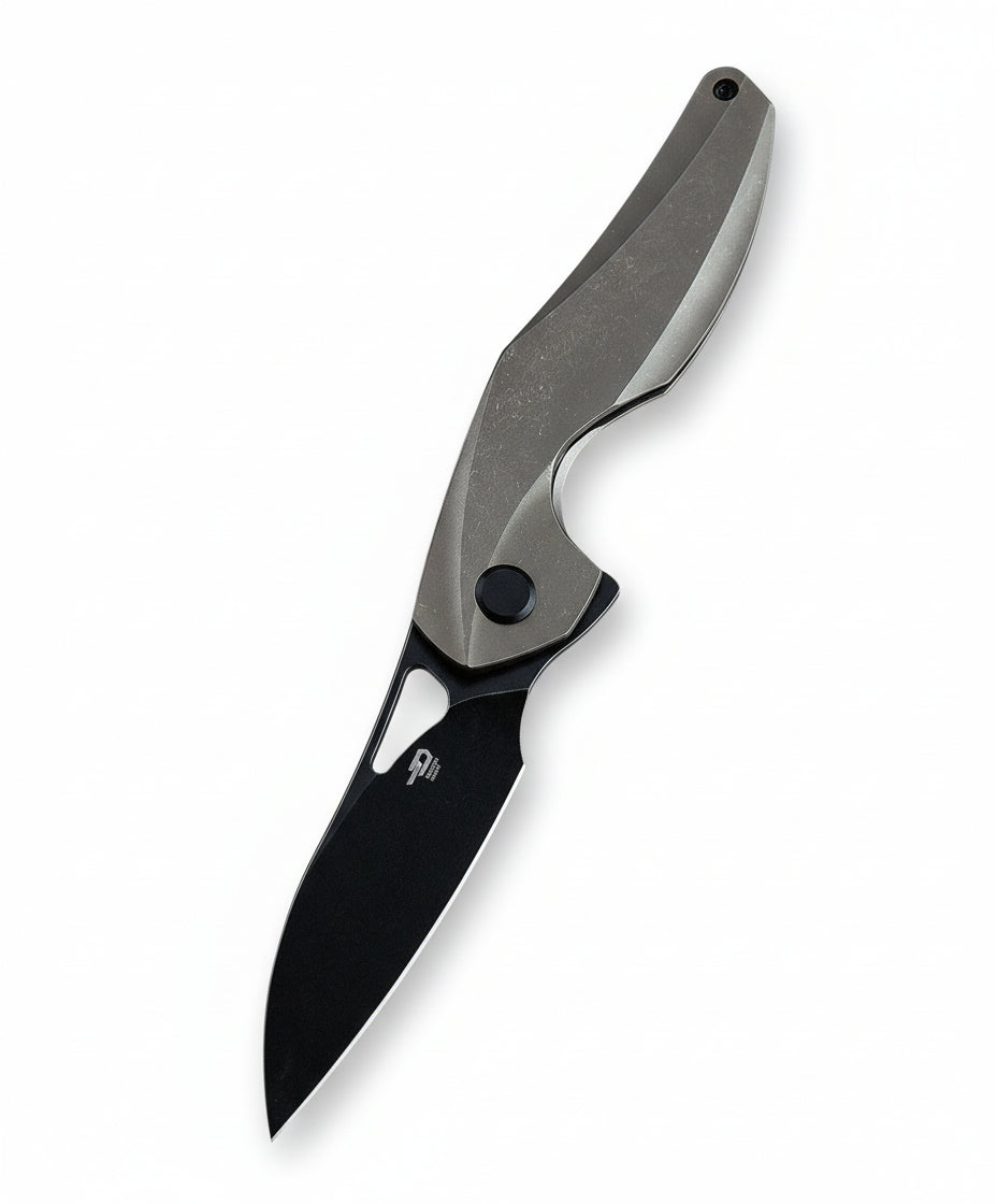 Bestech The Reticulan (Medium) BT2003C CPM-S35VN Blade Titanium Handle Frame Lock Folding Knife