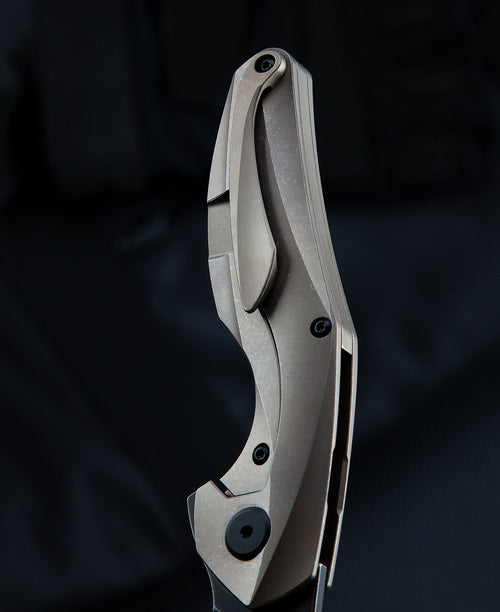 Bestech The Reticulan (Medium) BT2003C CPM-S35VN Blade Titanium Handle Frame Lock Folding Knife