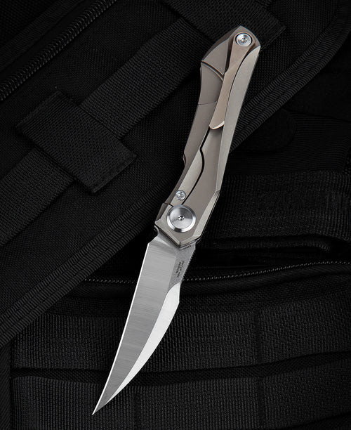 Bestech IVY BT2004B CPM-S35VN Blade Titanium Handle Frame Lock Folding Knife