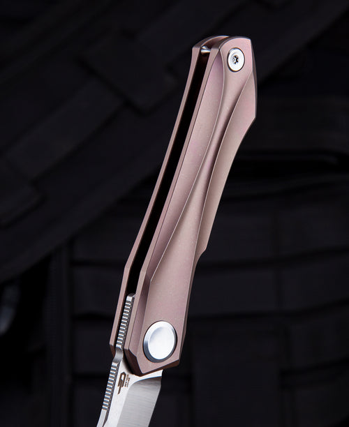 Bestech IVY BT2004C CPM-S35VN Blade Titanium Handle Frame Lock Folding Knife