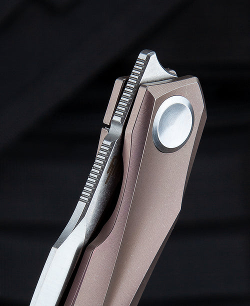 Bestech IVY BT2004C CPM-S35VN Blade Titanium Handle Frame Lock Folding Knife