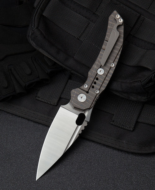 Bestech Exploit BT2005D CPM-S35VN Blade Titanium Handle Frame Lock Folding Knife