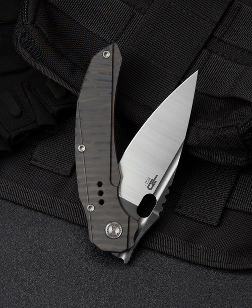 Bestech Exploit BT2005D CPM-S35VN Blade Titanium Handle Frame Lock Folding Knife