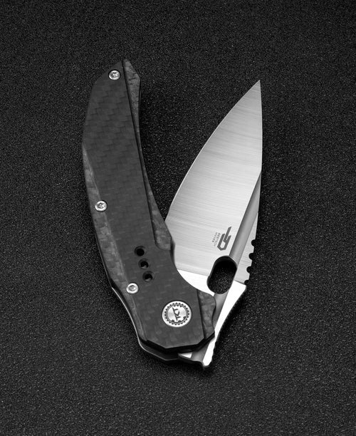 Bestech Exploit BT2005E CPM-S35VN Blade Titanium+Carbon Fiber Handle Frame Lock Folding Knife