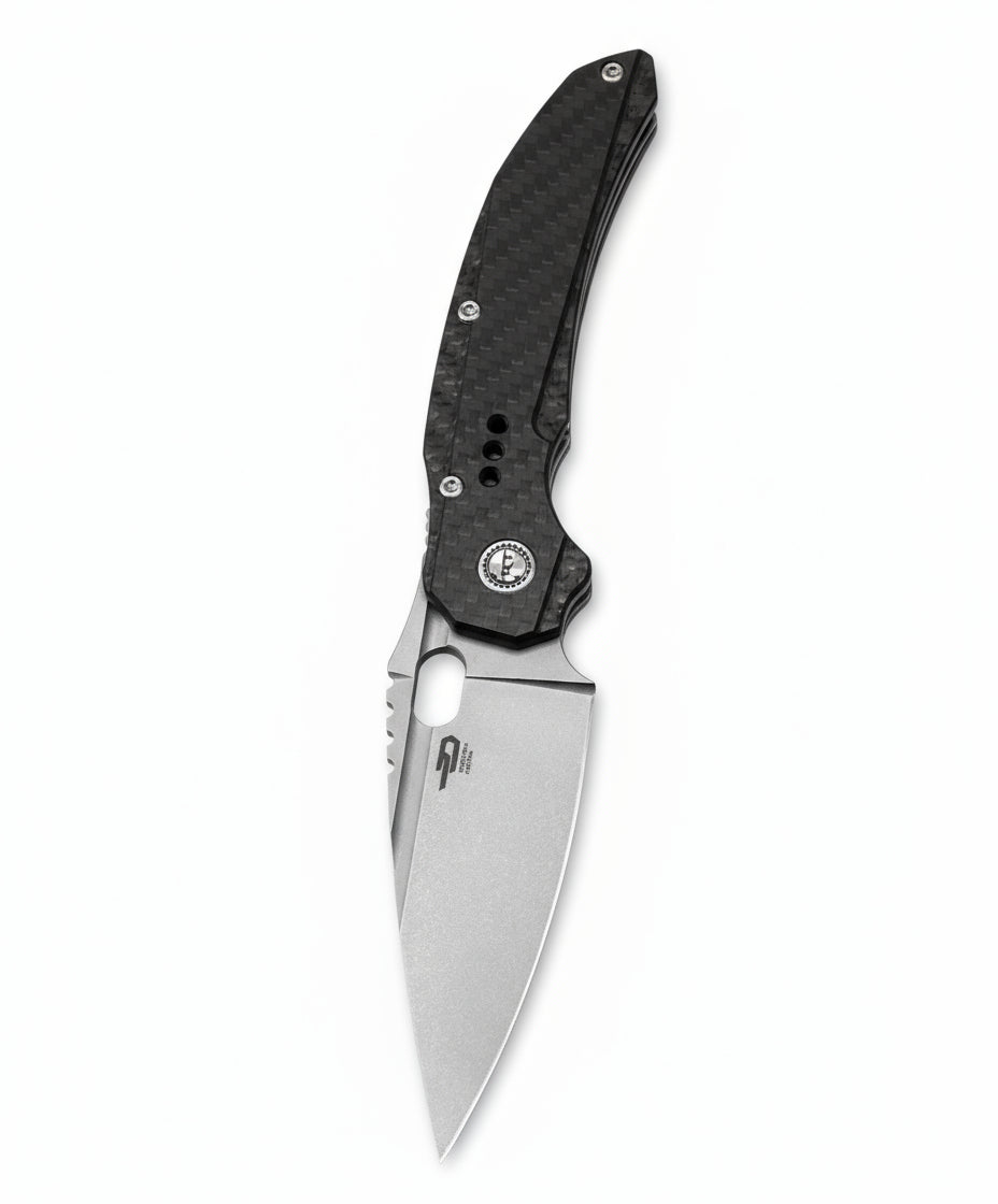 Bestech Exploit BT2005F CPM-S35VN Blade Titanium+Carbon Fiber Handle Frame Lock Folding Knife