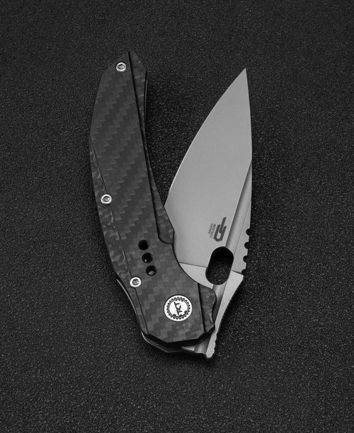 Bestech Exploit BT2005F CPM-S35VN Blade Titanium+Carbon Fiber Handle Frame Lock Folding Knife