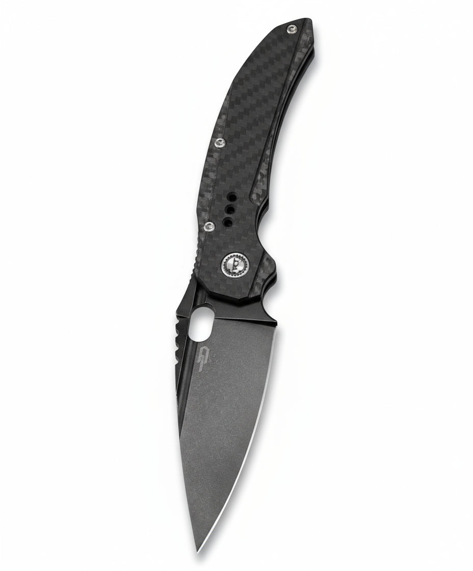 Bestech Exploit BT2005G CPM-S35VN Blade Titanium+Carbon Fiber Handle Frame Lock Folding Knife