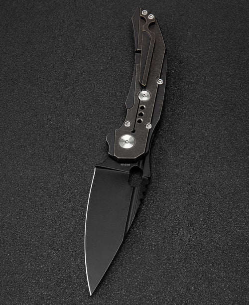 Bestech Exploit BT2005G CPM-S35VN Blade Titanium+Carbon Fiber Handle Frame Lock Folding Knife