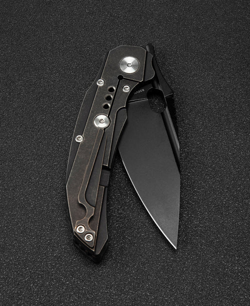 Bestech Exploit BT2005G CPM-S35VN Blade Titanium+Carbon Fiber Handle Frame Lock Folding Knife