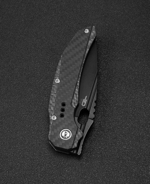 Bestech Exploit BT2005G CPM-S35VN Blade Titanium+Carbon Fiber Handle Frame Lock Folding Knife