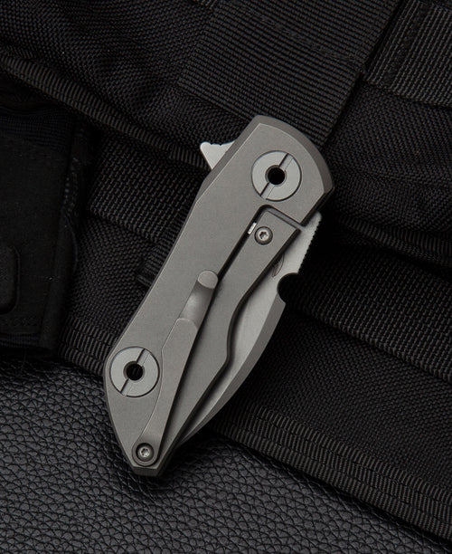 Bestech 2500 Delta BT2006B CPM-S35VN Titanium Handle Blade Frame Lock Folding Knife