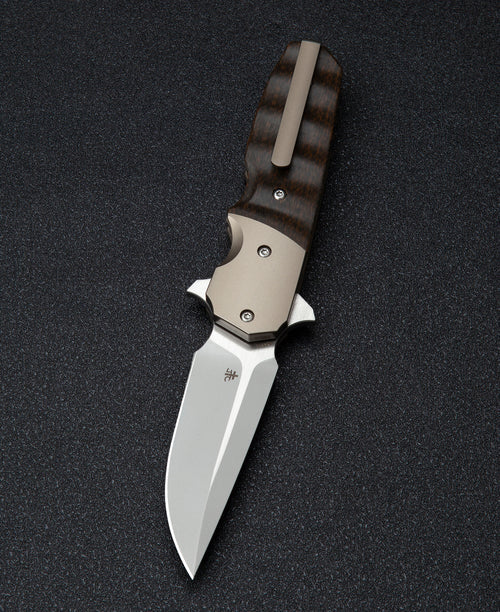 Bestech Freefall BT2007C CPM-S35VN Blade Titanium+Black Orange G10 Handle Liner lock Folding Knife