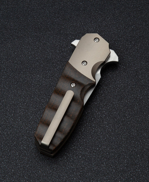 Bestech Freefall BT2007C CPM-S35VN Blade Titanium+Black Orange G10 Handle Liner lock Folding Knife