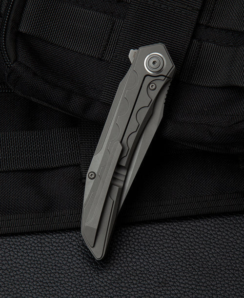 Bestech Samari BT2009A M390 Blade Titanium Handle Frame Lock Folding Knife