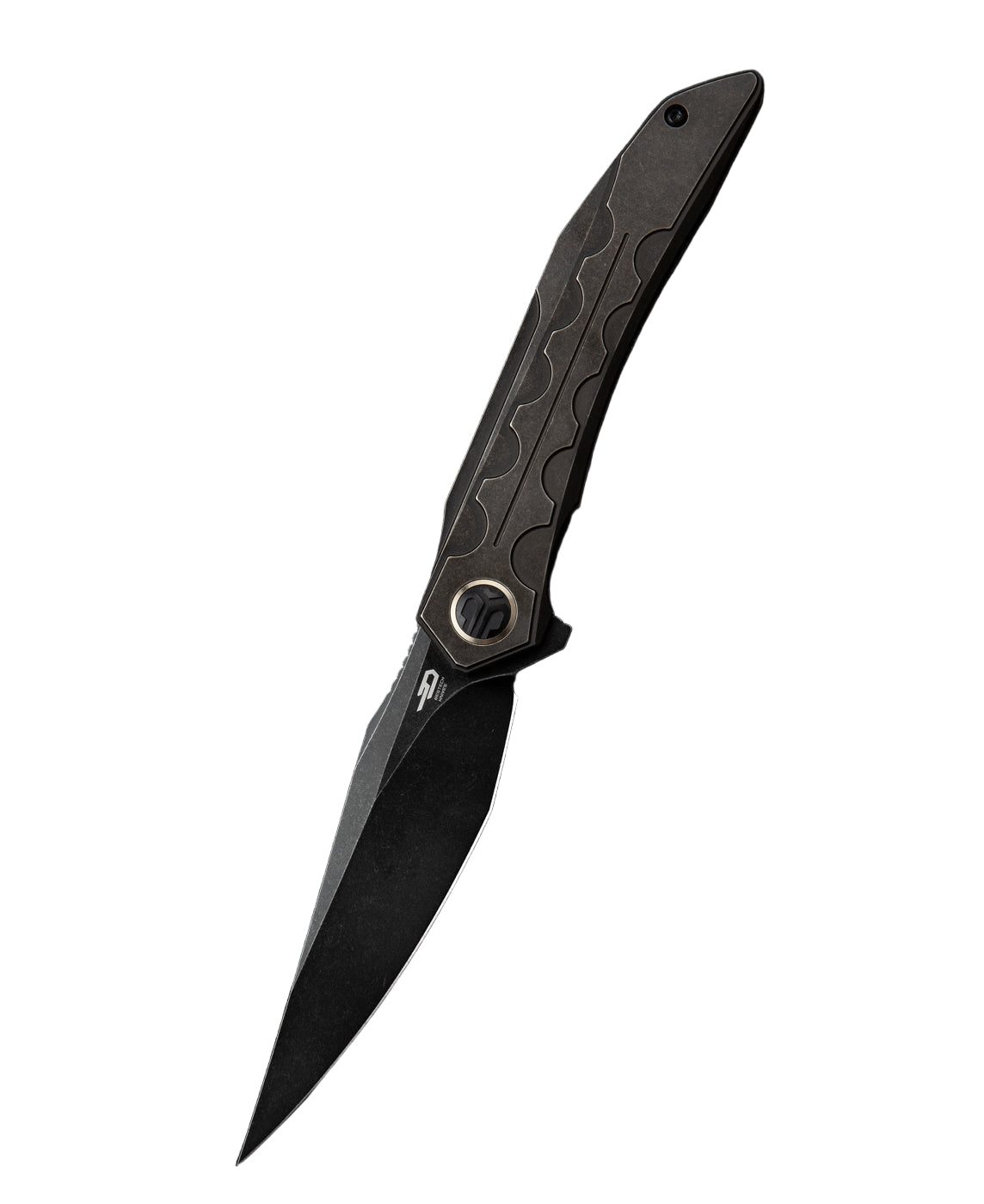 Bestech Samari BT2009B M390 Blade Titanium Handle Frame Lock Folding Knife
