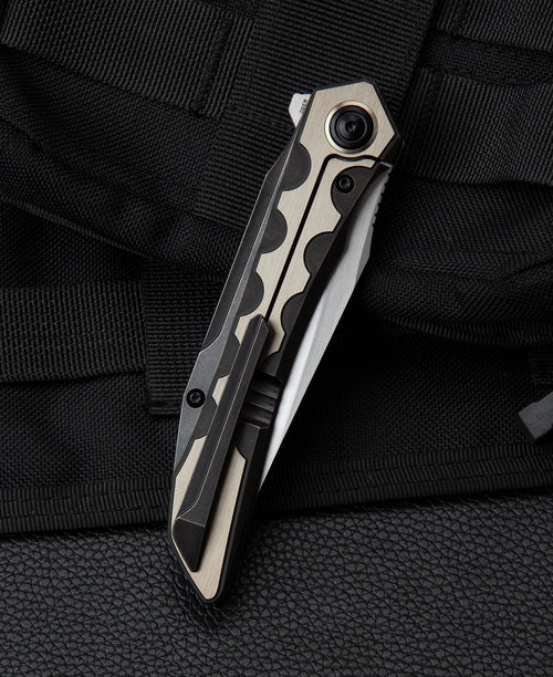 Bestech Samari BT2009D M390 Blade Titanium Handle Frame Lock Folding Knife
