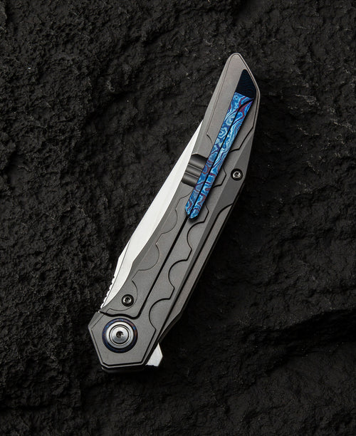 Bestech Samari BT2009E M390 Blade Titanium Handle Frame Lock Folding Knife