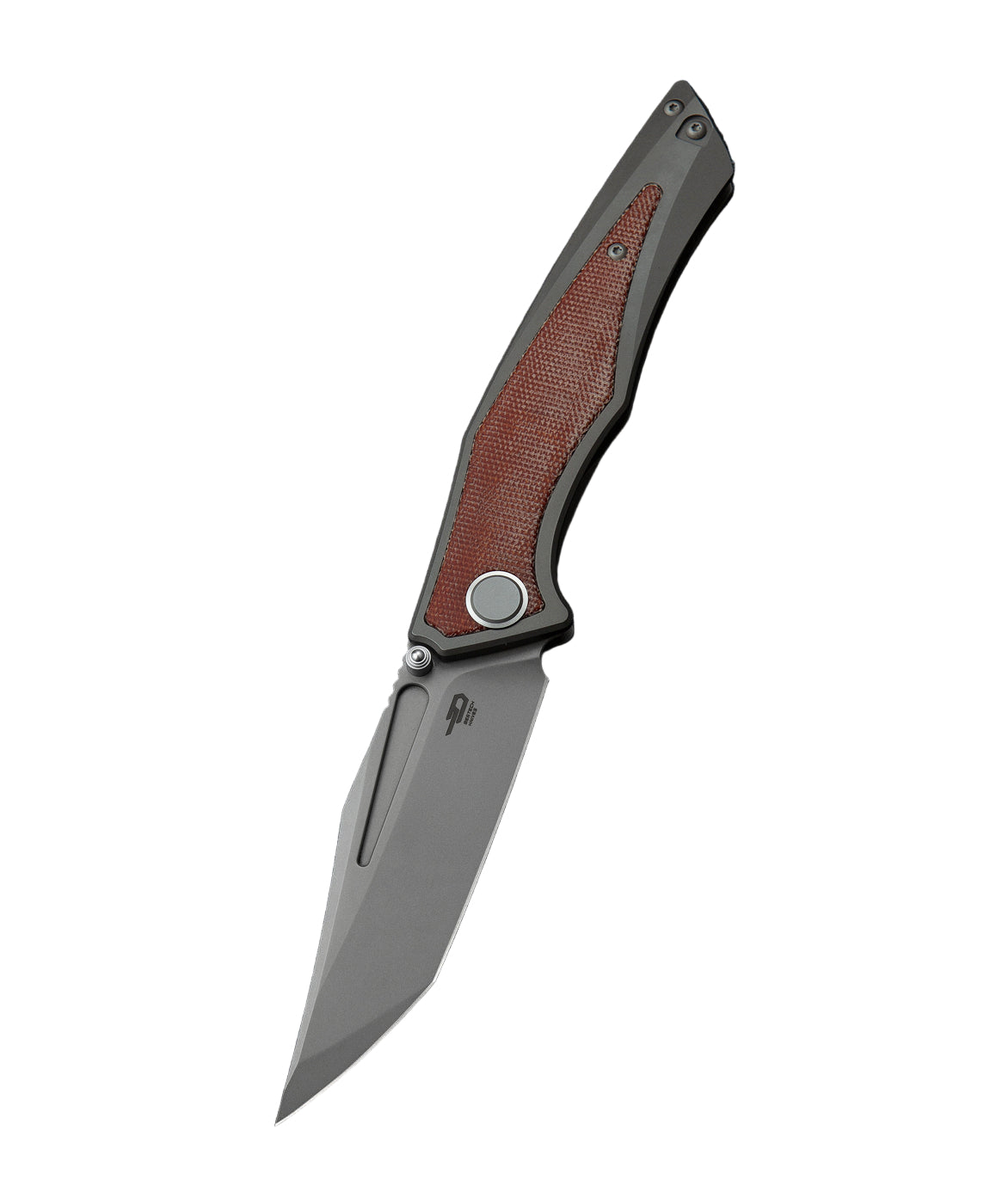 Bestech Togatta BT2102A M390 Blade Titanium+Micarta Inlay Handle Frame Lock Folding Knife