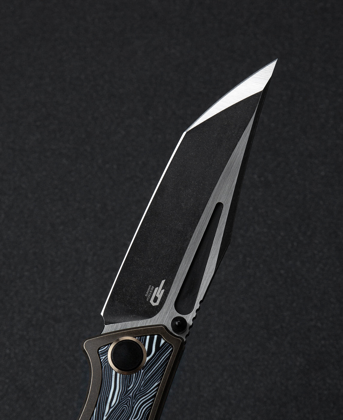 Bestech Togatta BT2102B M390 Blade Titanium+G10 Inlay Handle Frame Lock Folding Knife