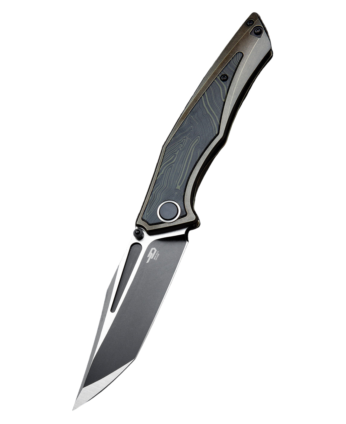 Bestech Togatta BT2102E M390 Blade Titanium+G10 Inlay Handle Frame Lock Folding Knife