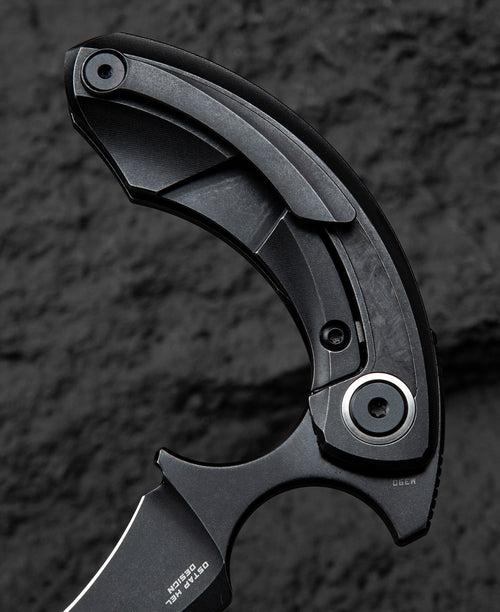 Bestech Strelit BT2103L M390 Blade Titanium+Carbon Fiber Inlay Handle Frame Lock Folding Knife