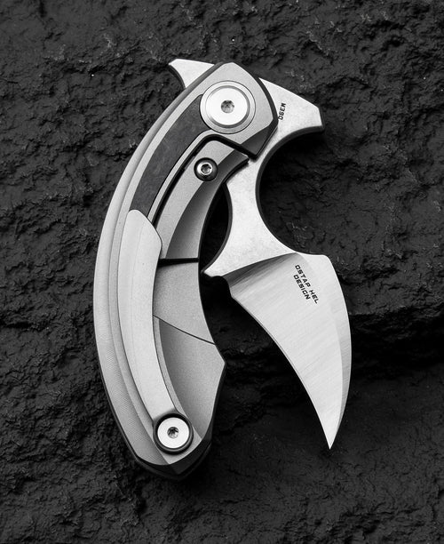 Bestech Strelit BT2103M M390 Blade Titanium+Carbon Fiber Inlay Handle Frame Lock Folding Knife