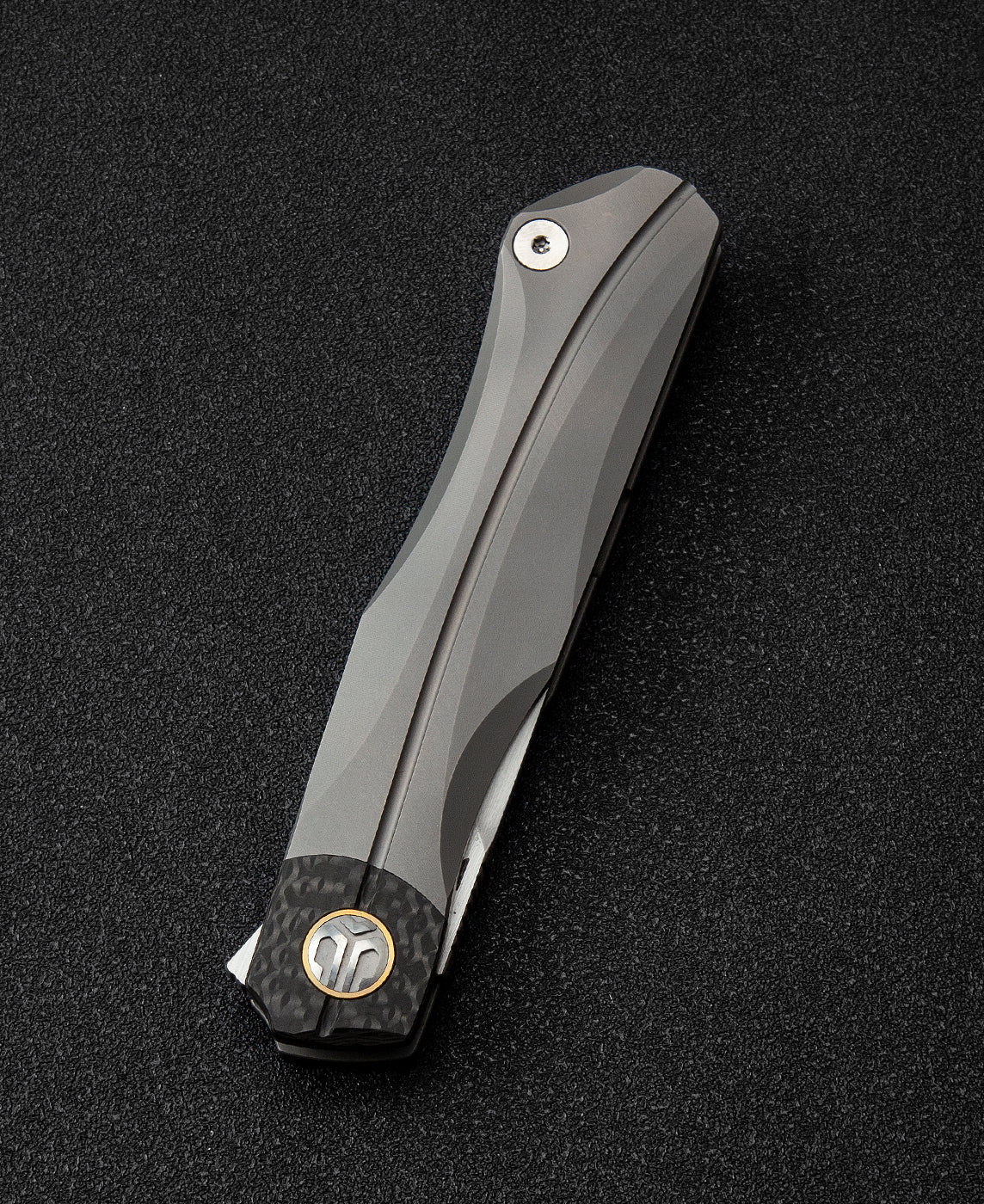 Bestech Thyra BT2106A M390 Blade Titanium+Carbon Fiber Inlay Handle Frame Lock Folding Knife