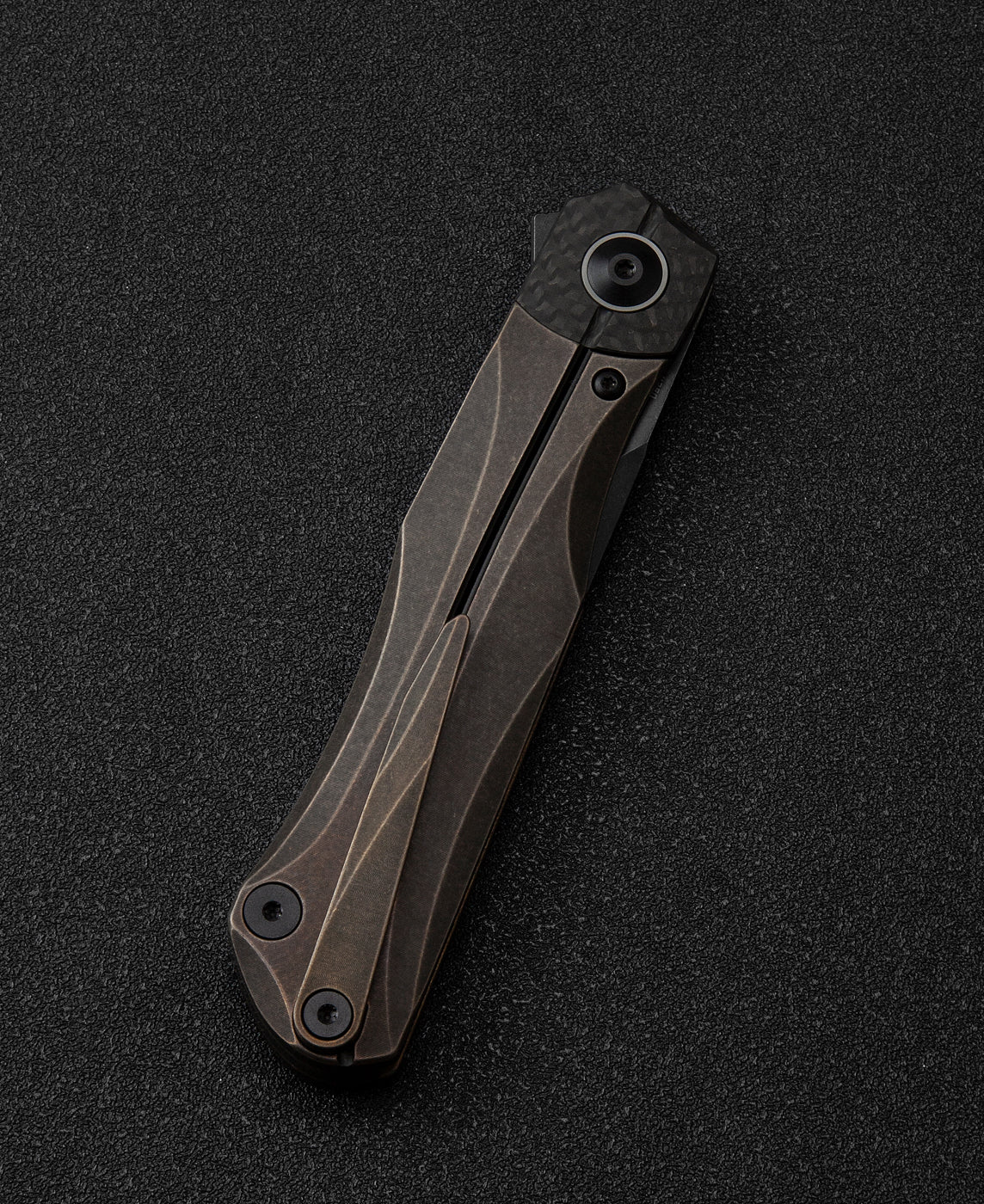 Bestech Thyra BT2106C M390 Blade Titanium+Carbon Fiber Inlay Handle Frame Lock Folding Knife