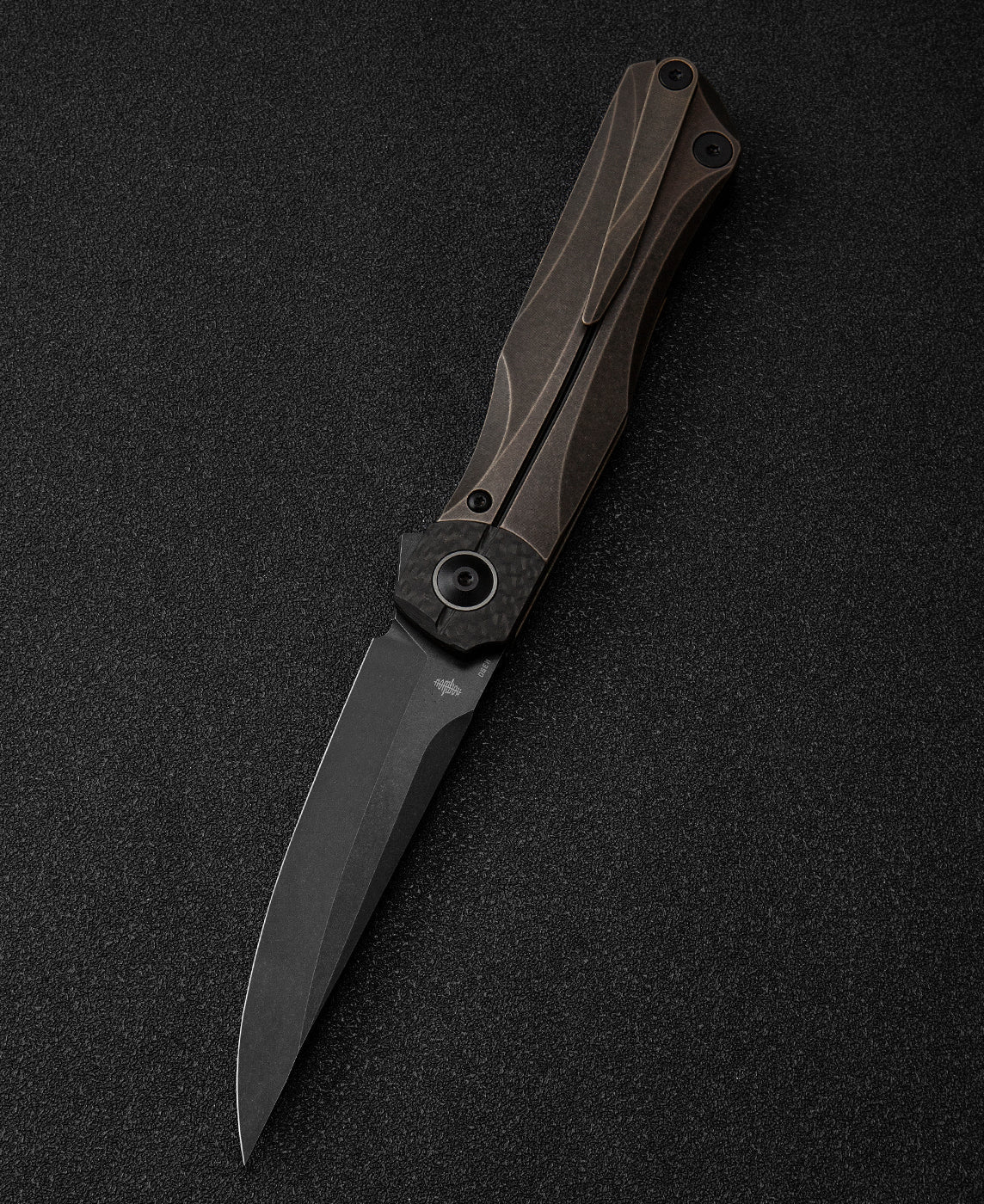 Bestech Thyra BT2106C M390 Blade Titanium+Carbon Fiber Inlay Handle Frame Lock Folding Knife