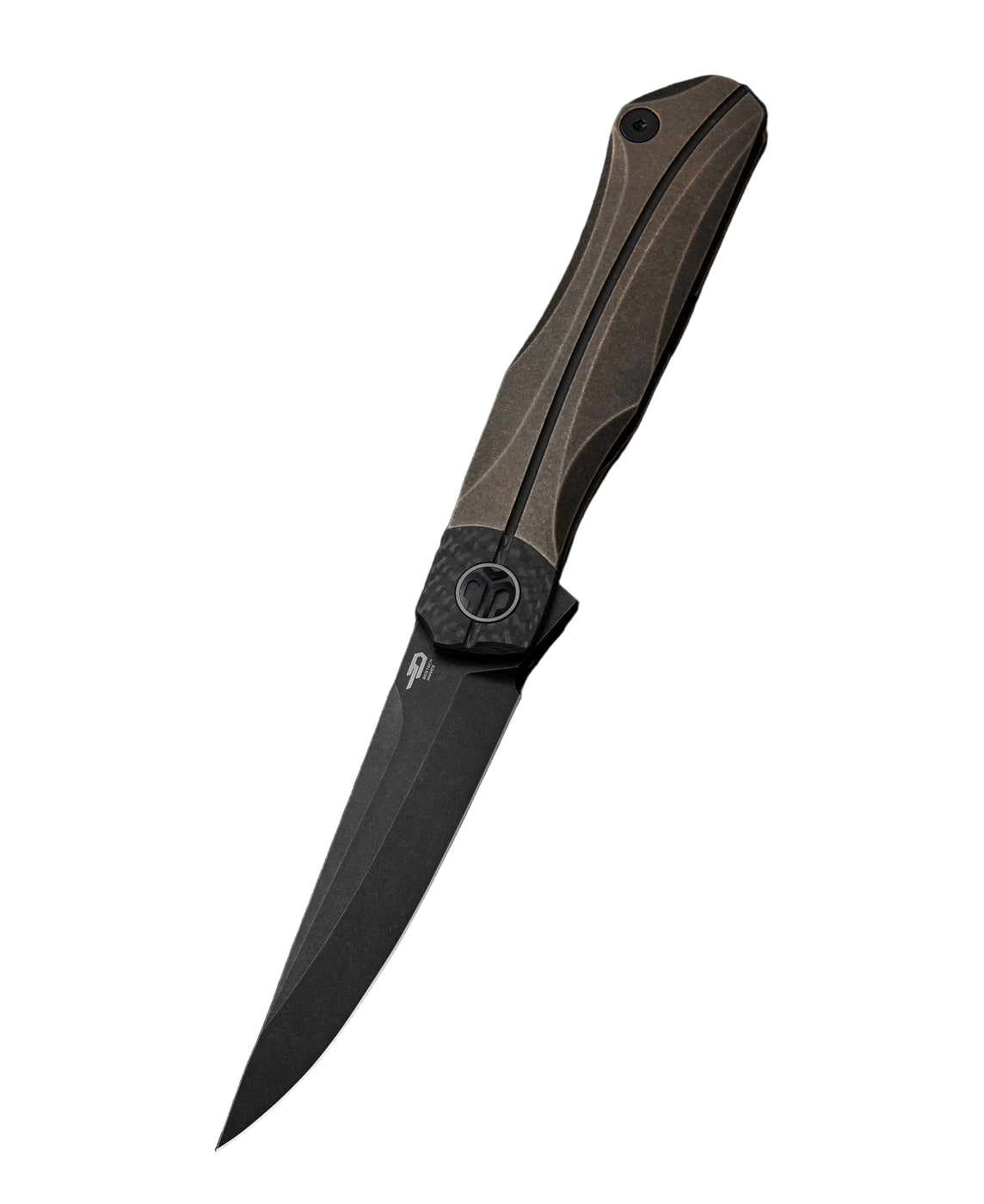Bestech Thyra BT2106C M390 Blade Titanium+Carbon Fiber Inlay Handle Frame Lock Folding Knife