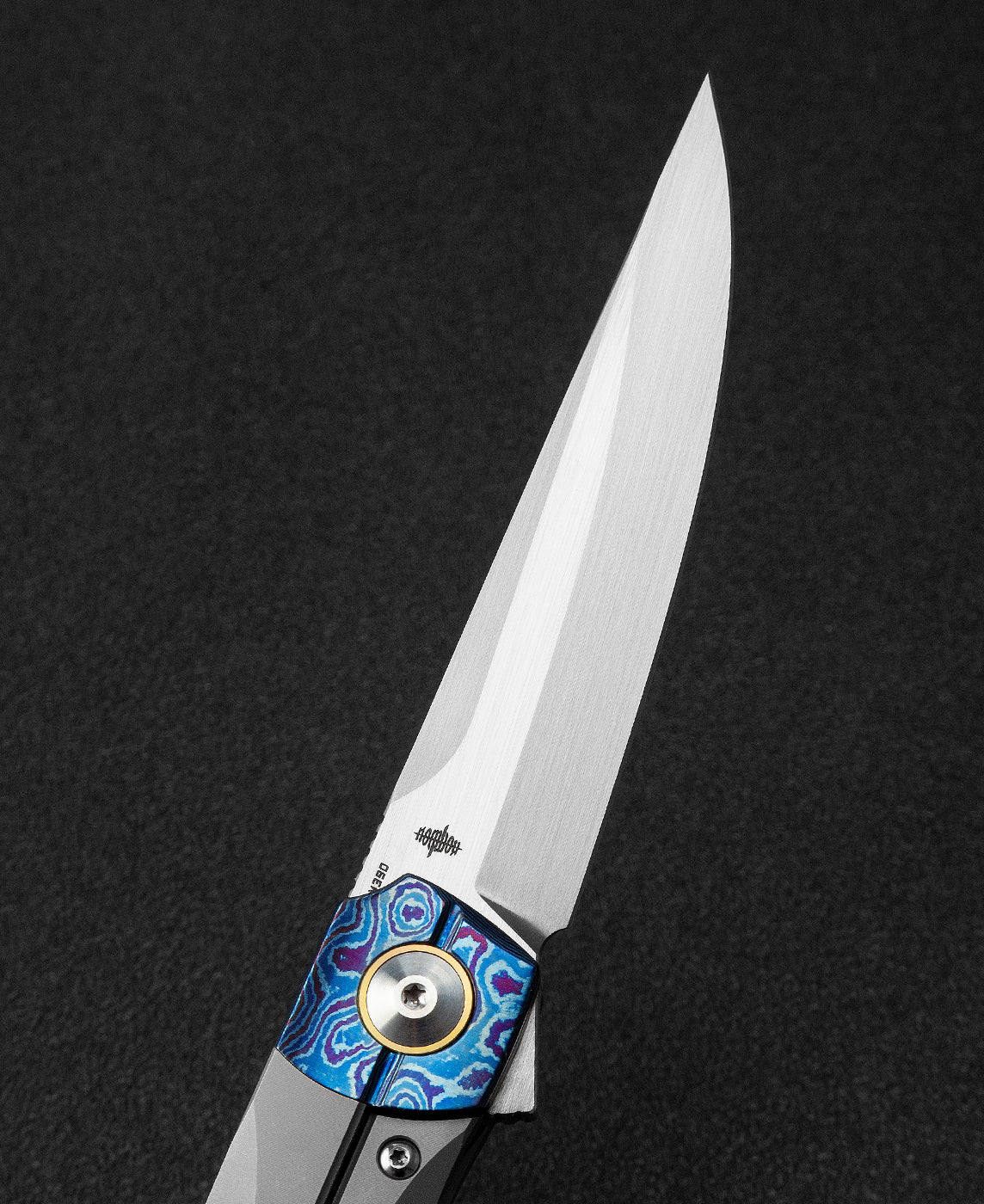Bestech Thyra BT2106F M390 Blade Titanium+Timascus Inlay Handle Frame Lock Folding Knife