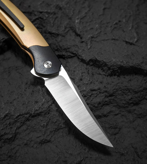 Bestech Supernova BT2111C M390 Blade Titanium+Zirconium bolster Handle Liner lock Folding Knife