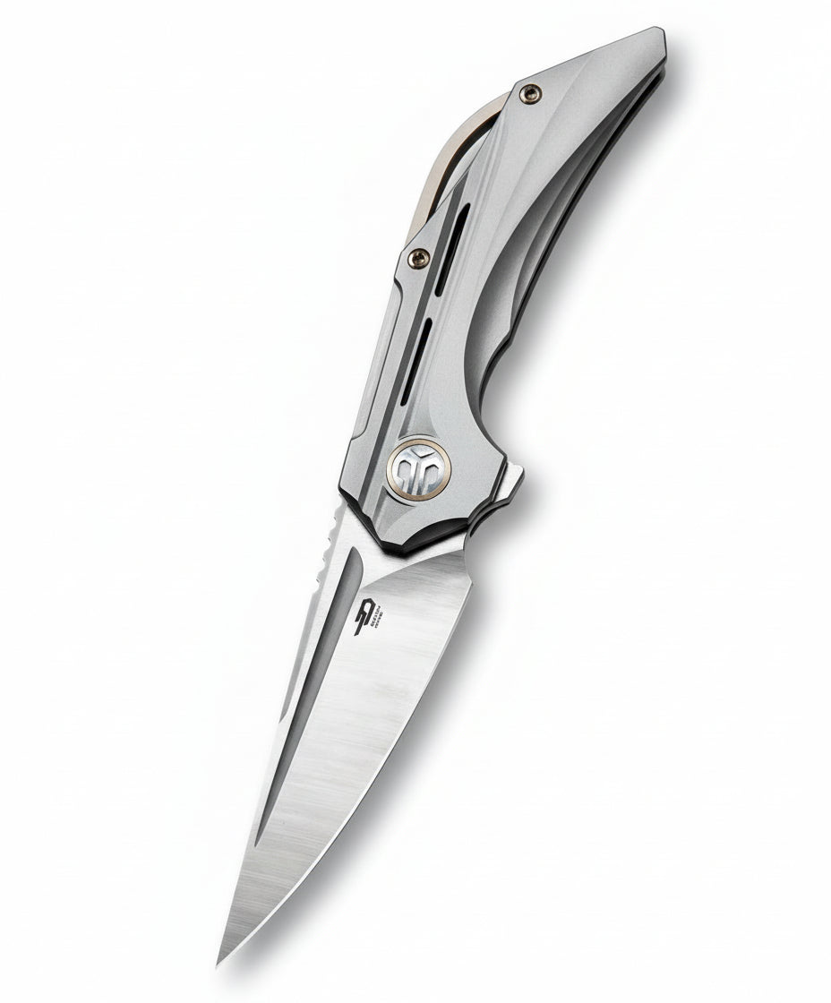 Bestech Vigil T2201A M390 Blade Titanium Handle Frame Lock Folding Knife