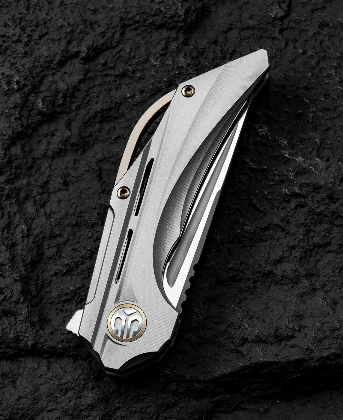 Bestech Vigil T2201A M390 Blade Titanium Handle Frame Lock Folding Knife