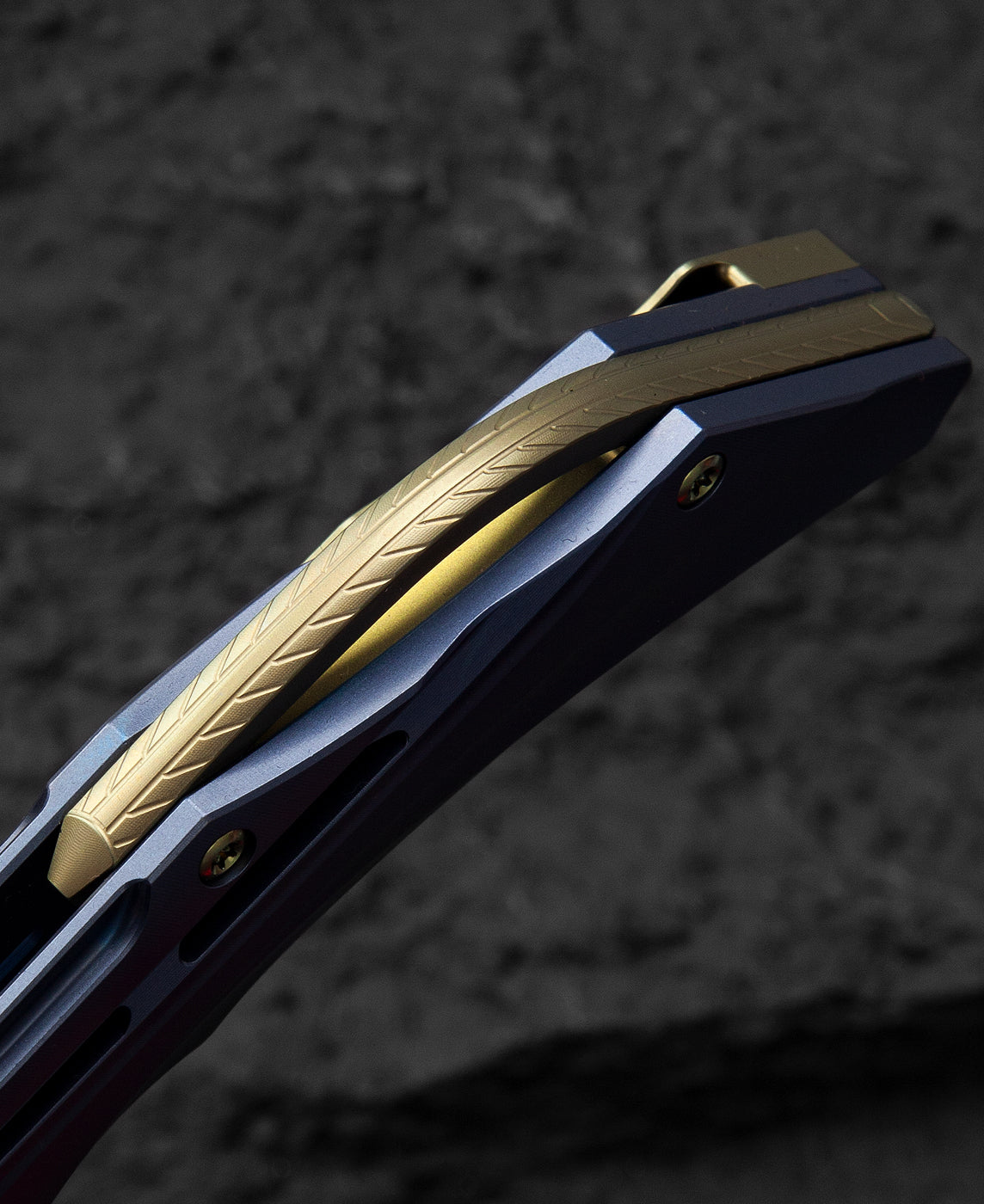 Bestech Vigil BT2201B M390 Blade Titanium Handle Frame Lock Folding Knife