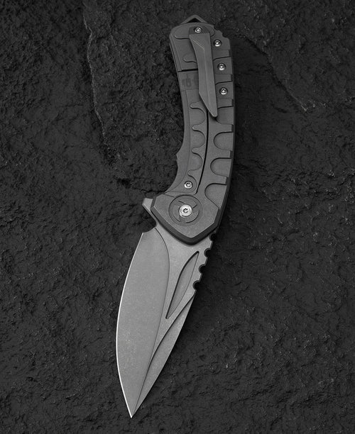 Bestech Buwaya BT2203A M390 Blade Titanium Handle Frame Lock Folding Knife