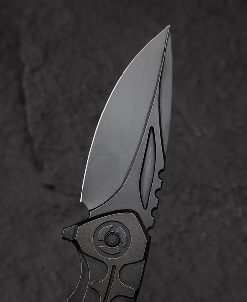 Bestech Buwaya BT2203C M390 Blade Titanium Handle Frame Lock Folding Knife
