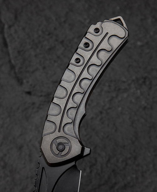 Bestech Buwaya BT2203C M390 Blade Titanium Handle Frame Lock Folding Knife