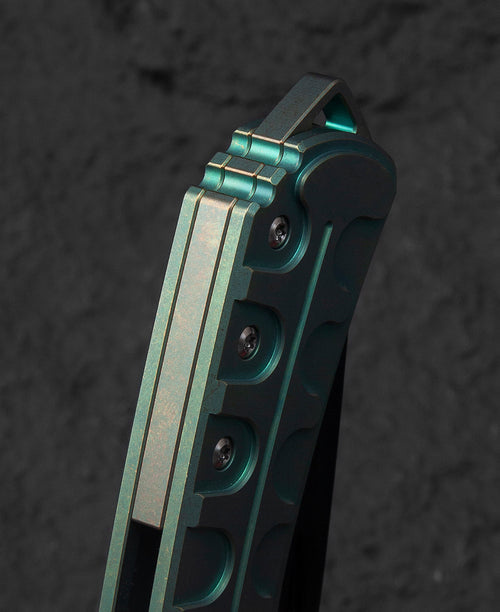 Bestech Buwaya BT2203D M390 Blade Titanium Handle Frame Lock Folding Knife